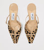 Jimmy Choo x Conner Ives Gloria Leopard Mules 85