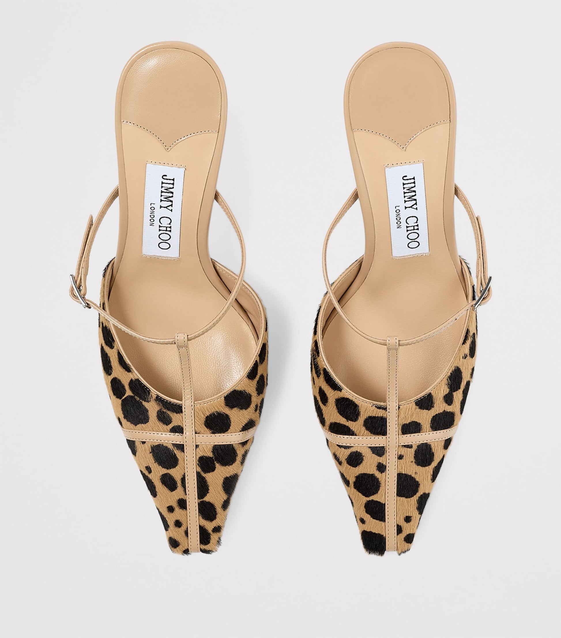 Jimmy Choo x Conner Ives Gloria Leopard Mules 85