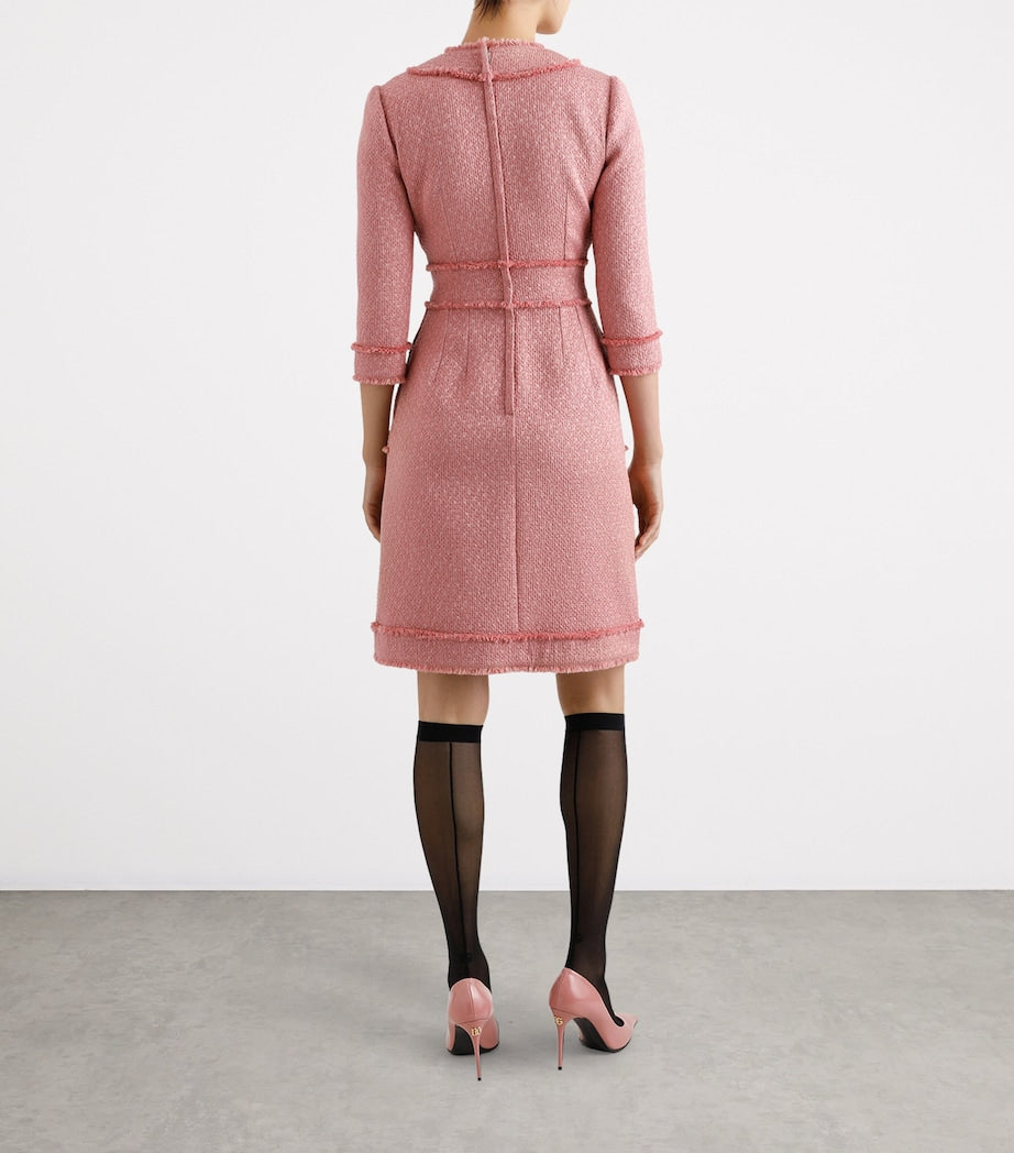 Wool-Blend Tweed Mini Dress