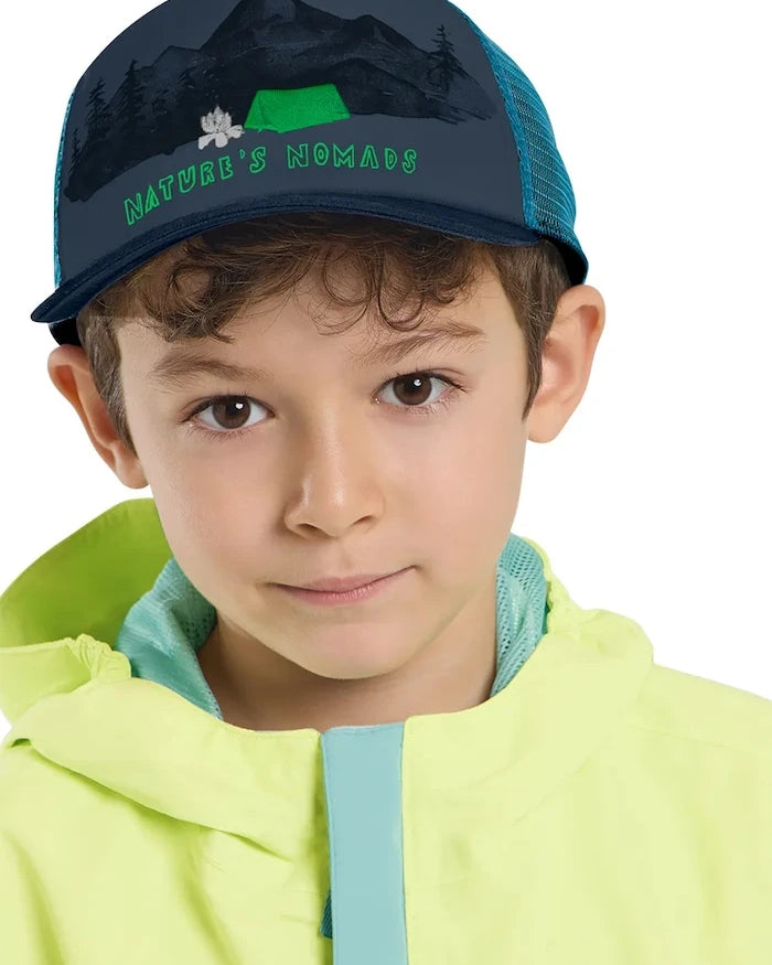 Jack Wolfskin шапка с козирка за деца ANIMAL MESH CAP K