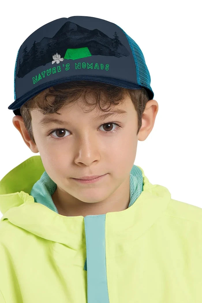 Jack Wolfskin шапка с козирка за деца ANIMAL MESH CAP K