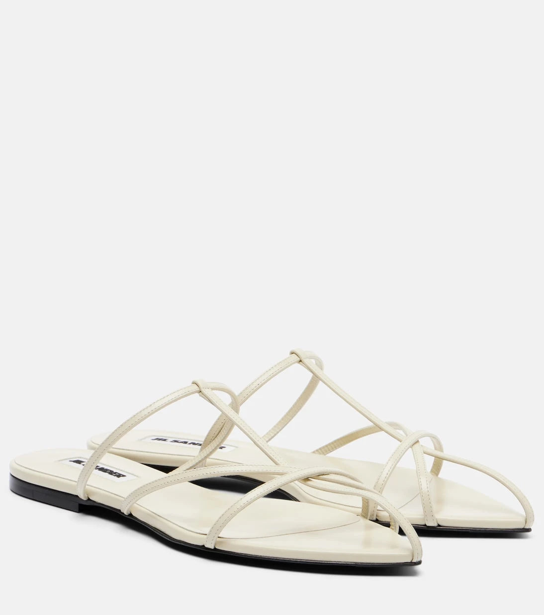Jil Sander - Cage leather sandals