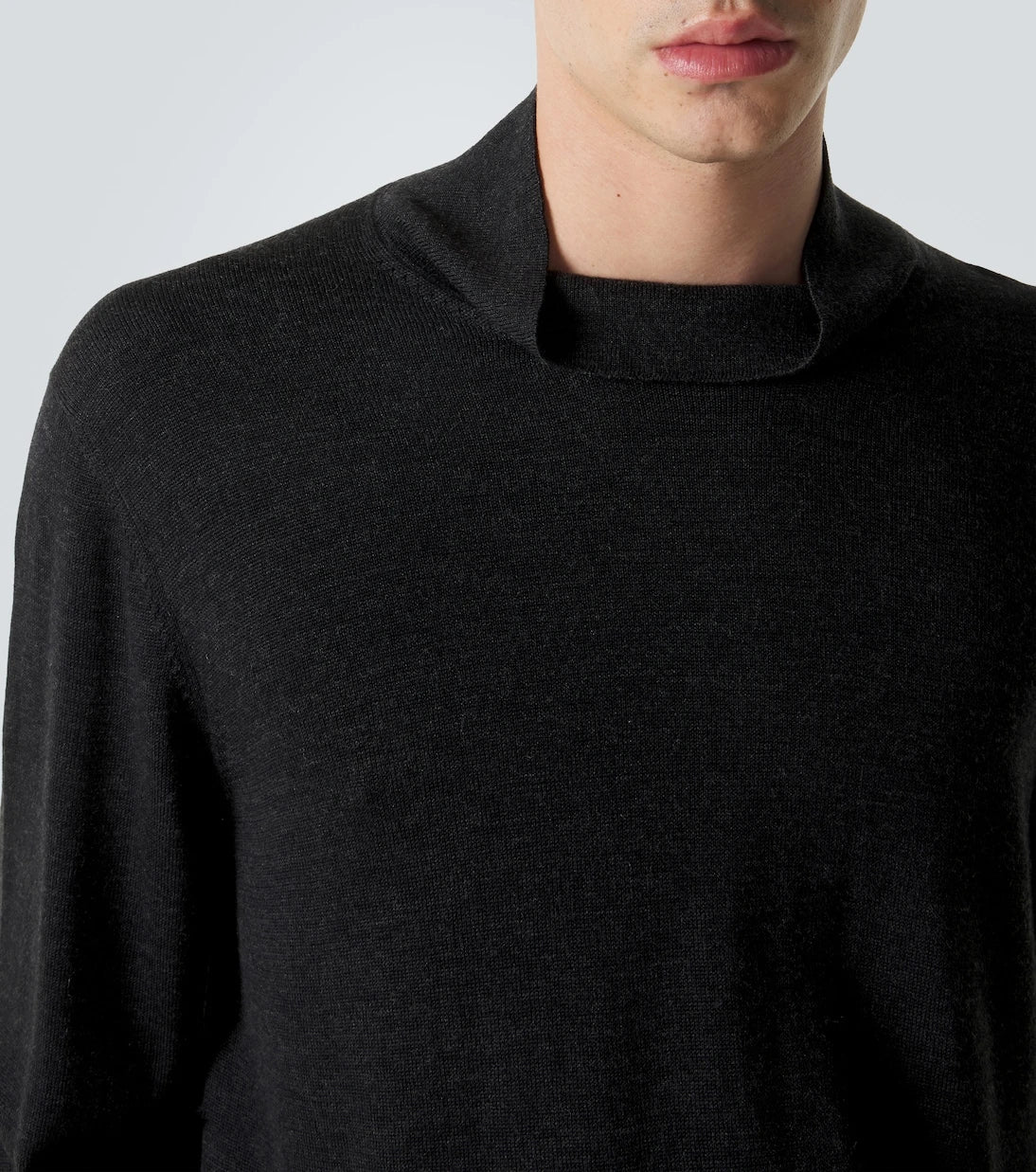 Stòffa - Wool and silk turtleneck sweater