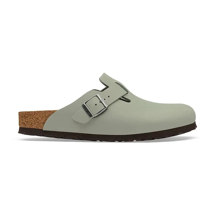 Birkenstock чехли сабо от кожа Boston Oiled Leather