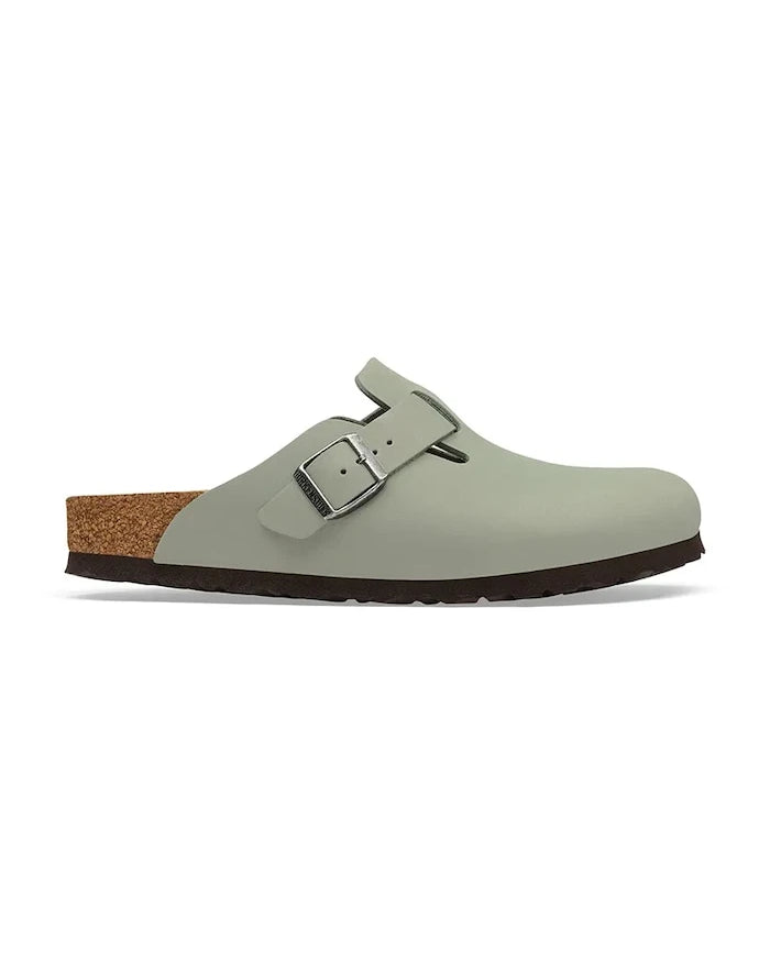 Birkenstock Boston Oiled Leather Deri Terlik Sabot
