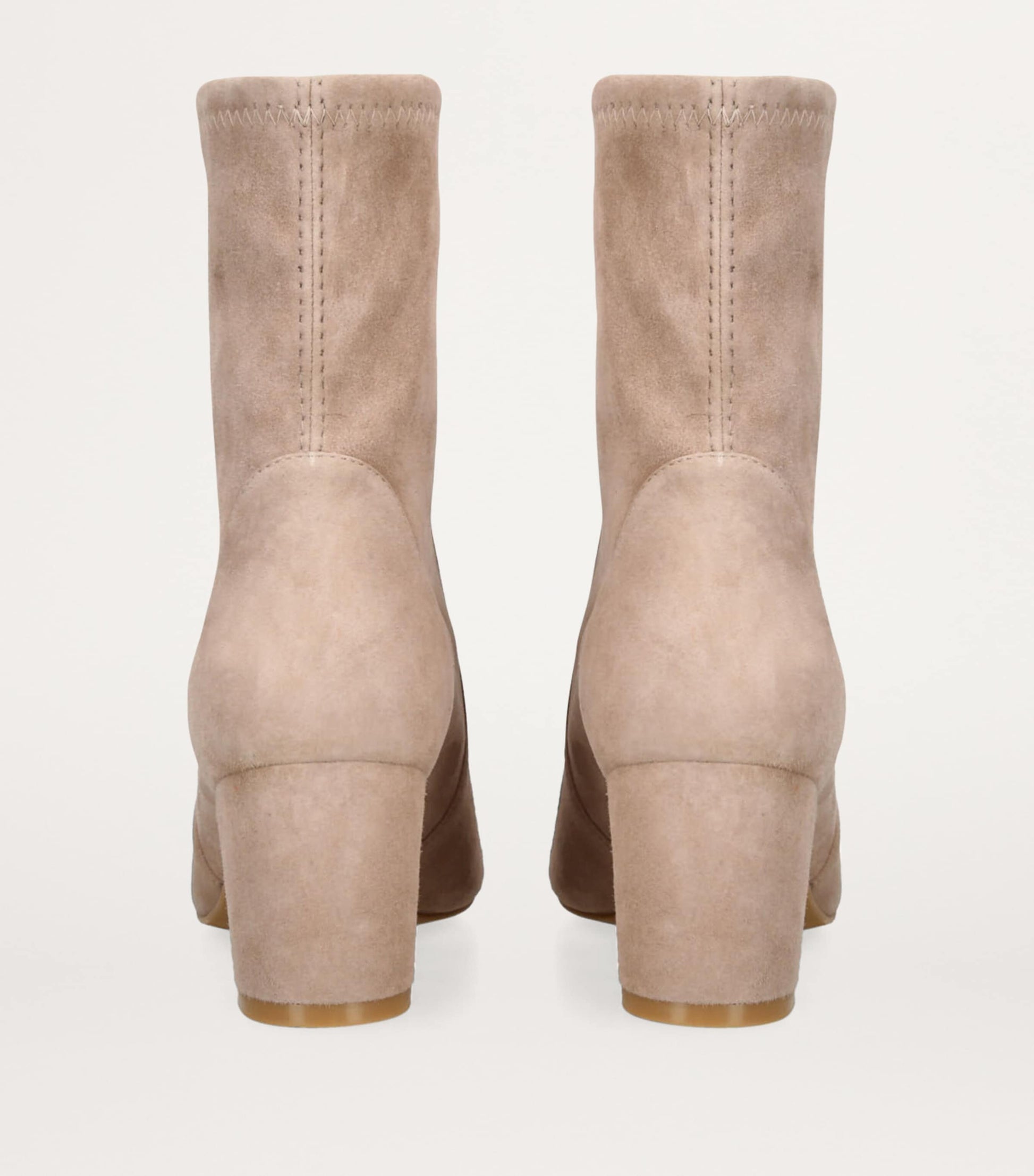 Stuart Weitzman Beige Suede Yuliana Ankle Boots 60
