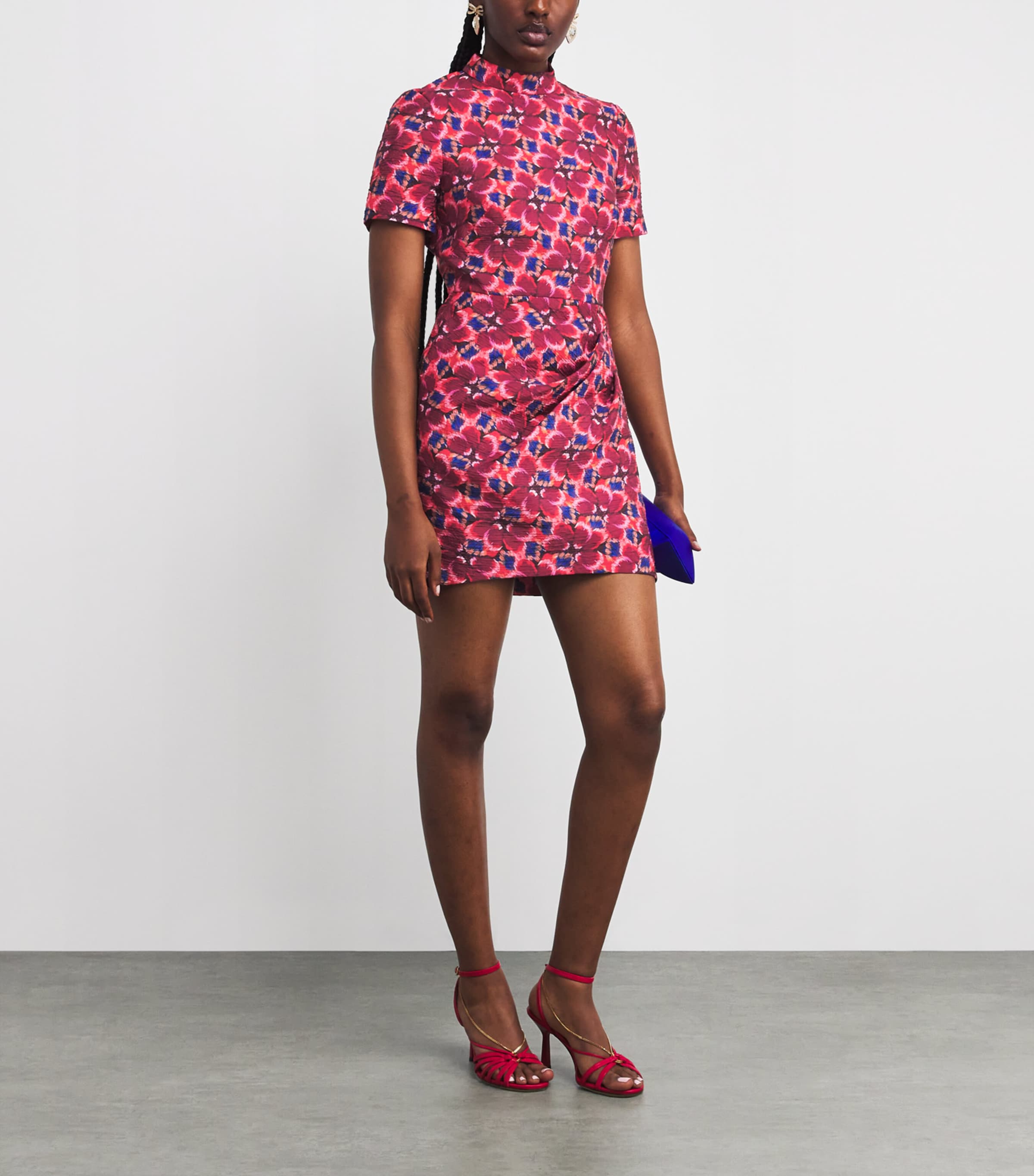 Saloni Multi Draped Min Mini Dress