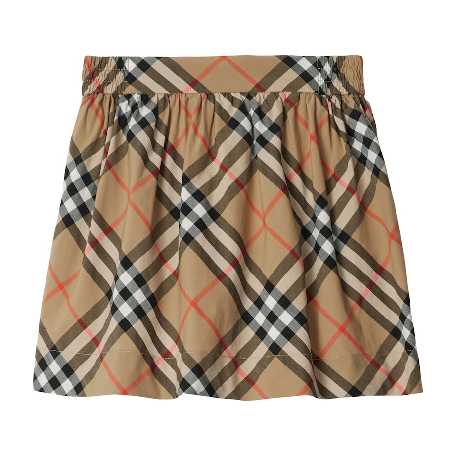Burberry Kids Cotton Check Skirt (3-12 Years)