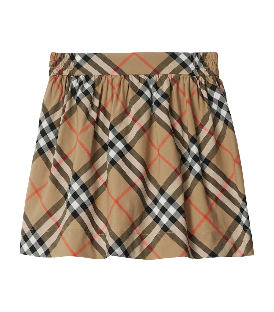 Burberry Kids Cotton Check Skirt (3-12 Years)