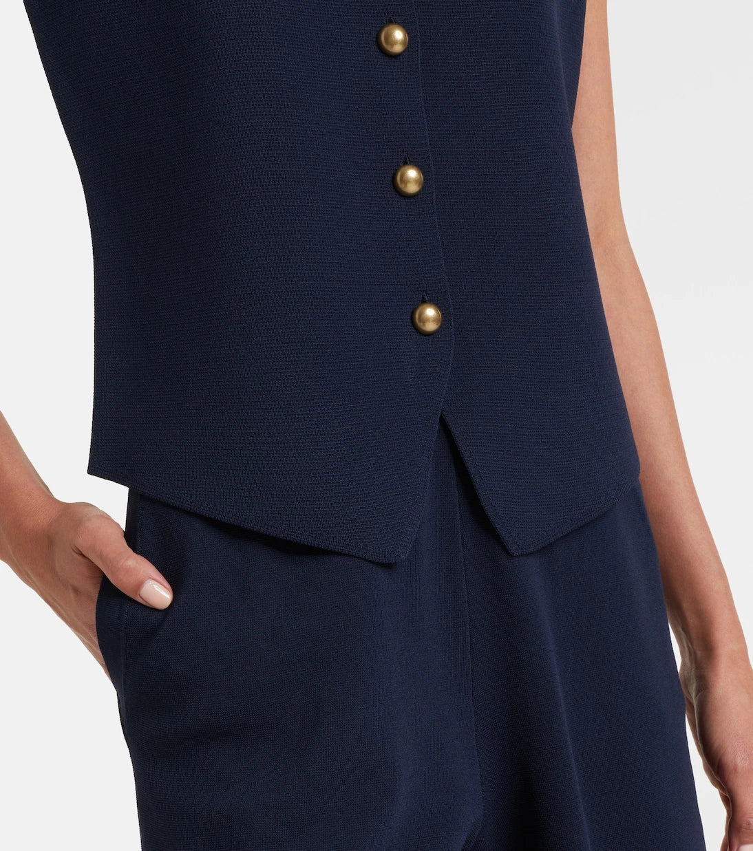 Max Mara - Crêpe vest