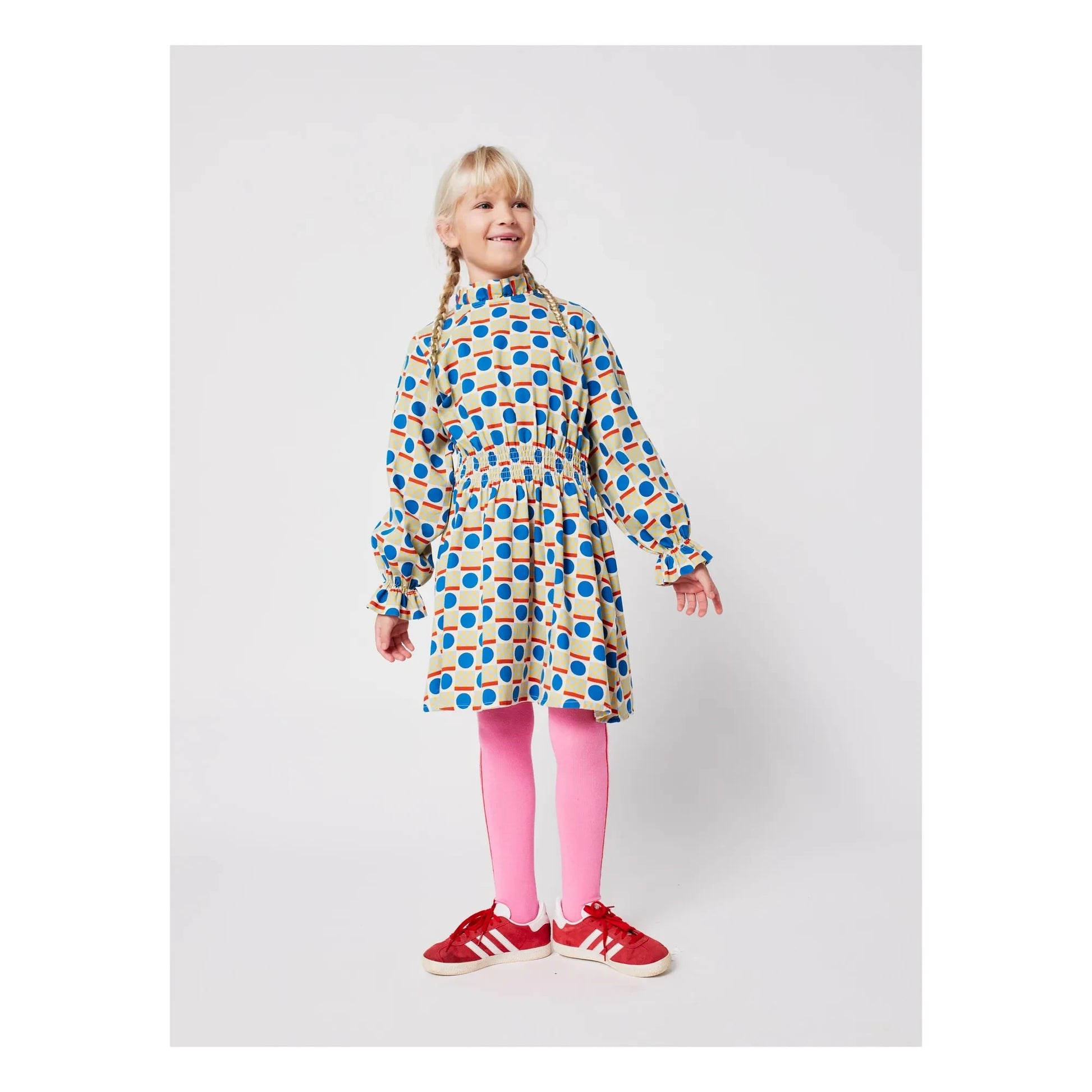 Bobo Choses - Geometric dress | Ecru