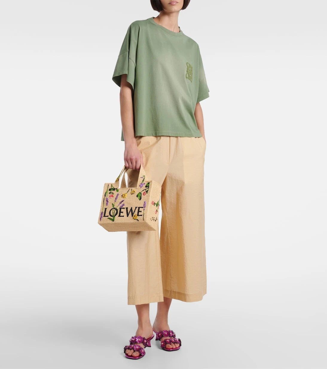 Loewe - Paula's Ibiza Loewe Font Small tote bag