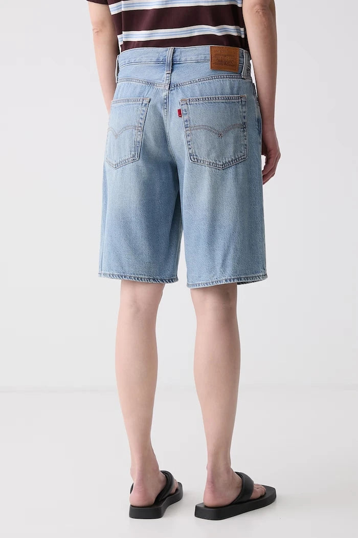 Levi's kadın denim baggy dad kısa şort