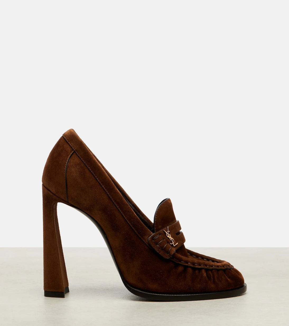Saint Laurent - Le Loafer 110 suede loafer pumps