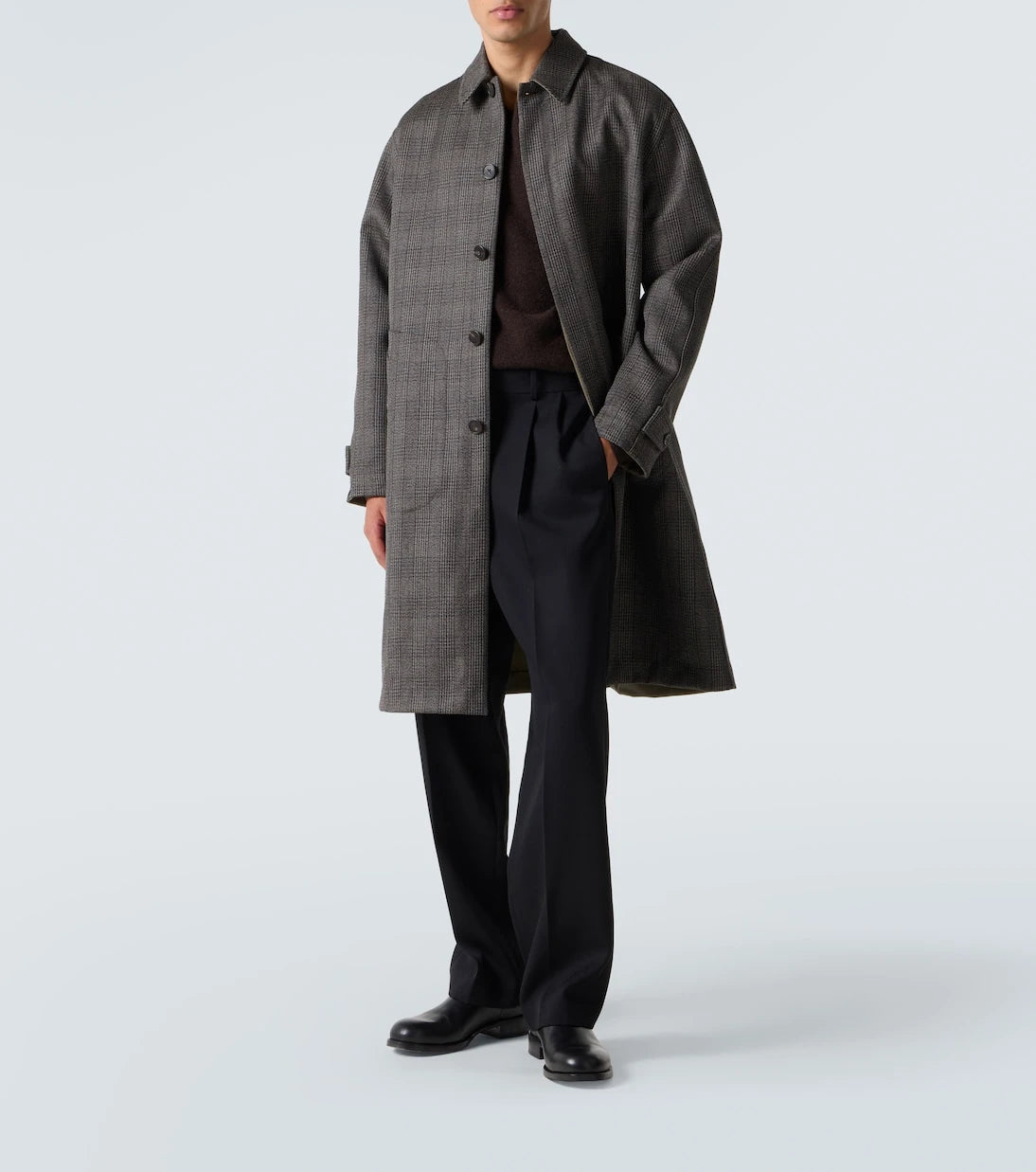 The Row - Palo reversible wool and silk car coat