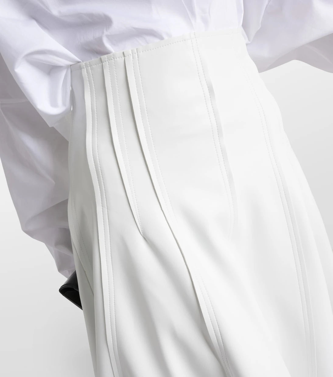 Norma Kamali - Grace faux leather maxi skirt