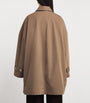 Toteme Brown Organic Cotton Oversized Trench Coat