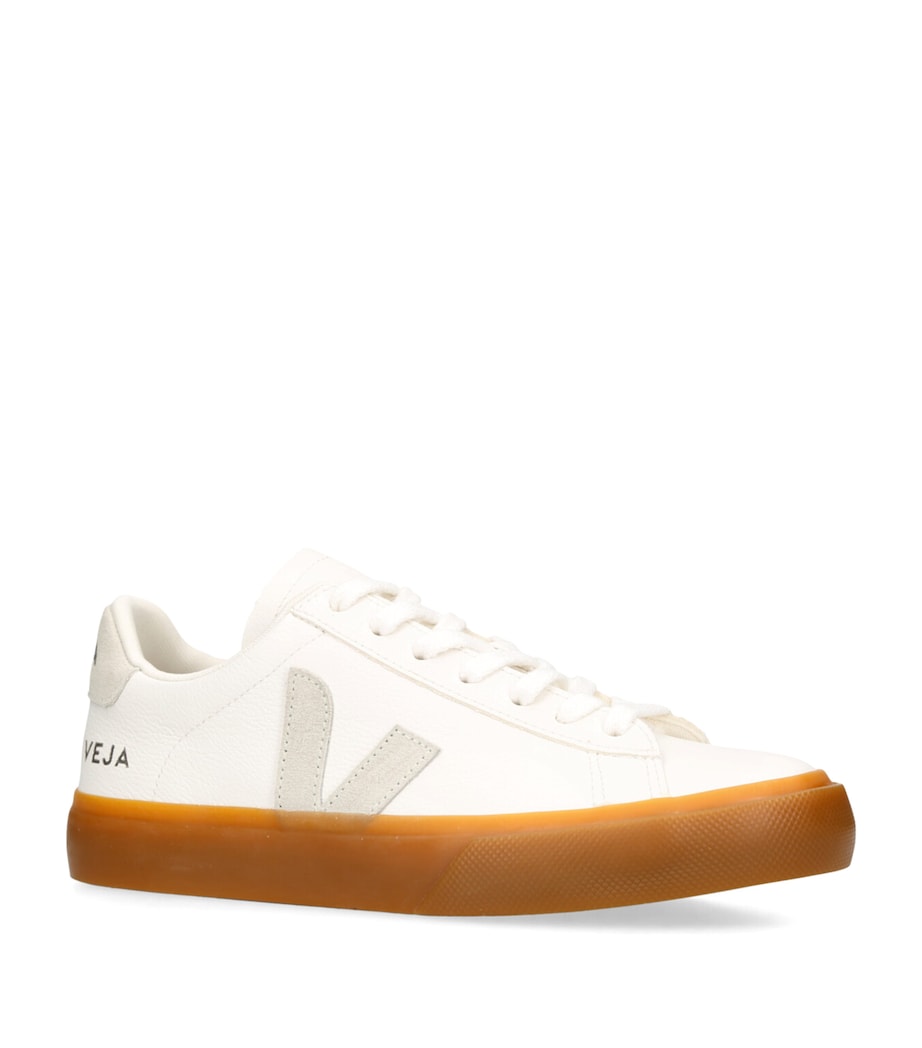 Veja White Leather Campo Sneakers