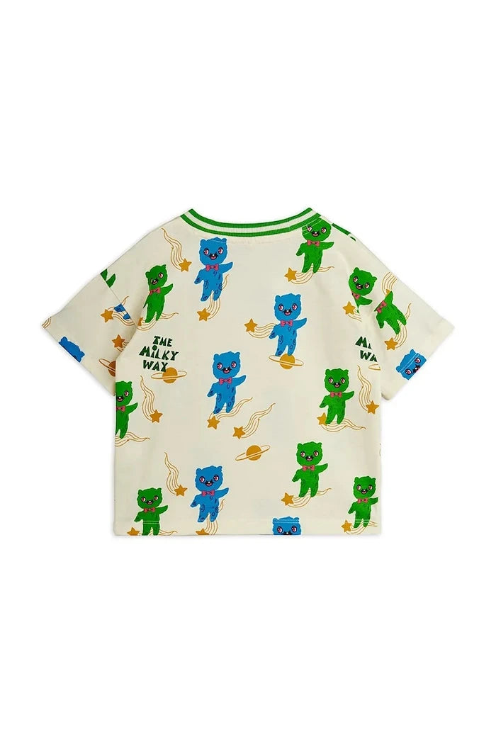 Детска памучна тениска Mini Rodini Alien