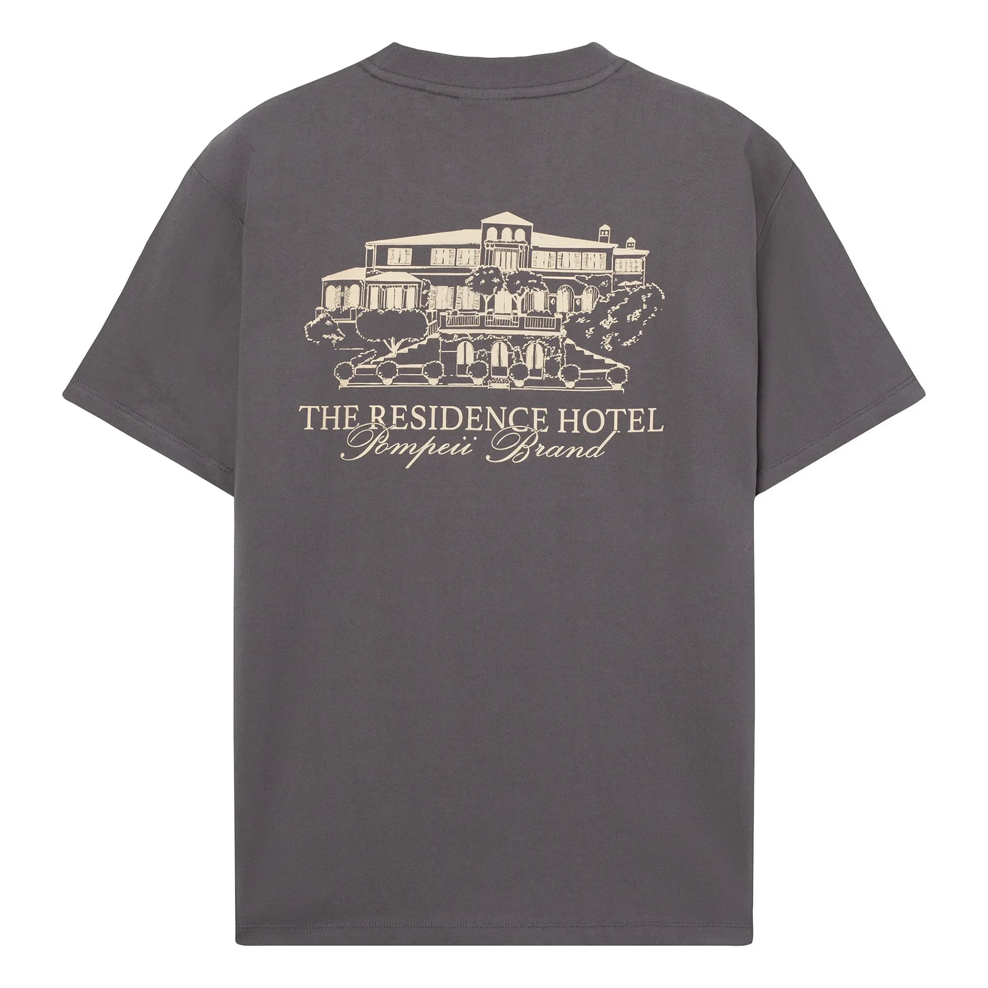 Pompeii - Residence T-shirt | Charcoal