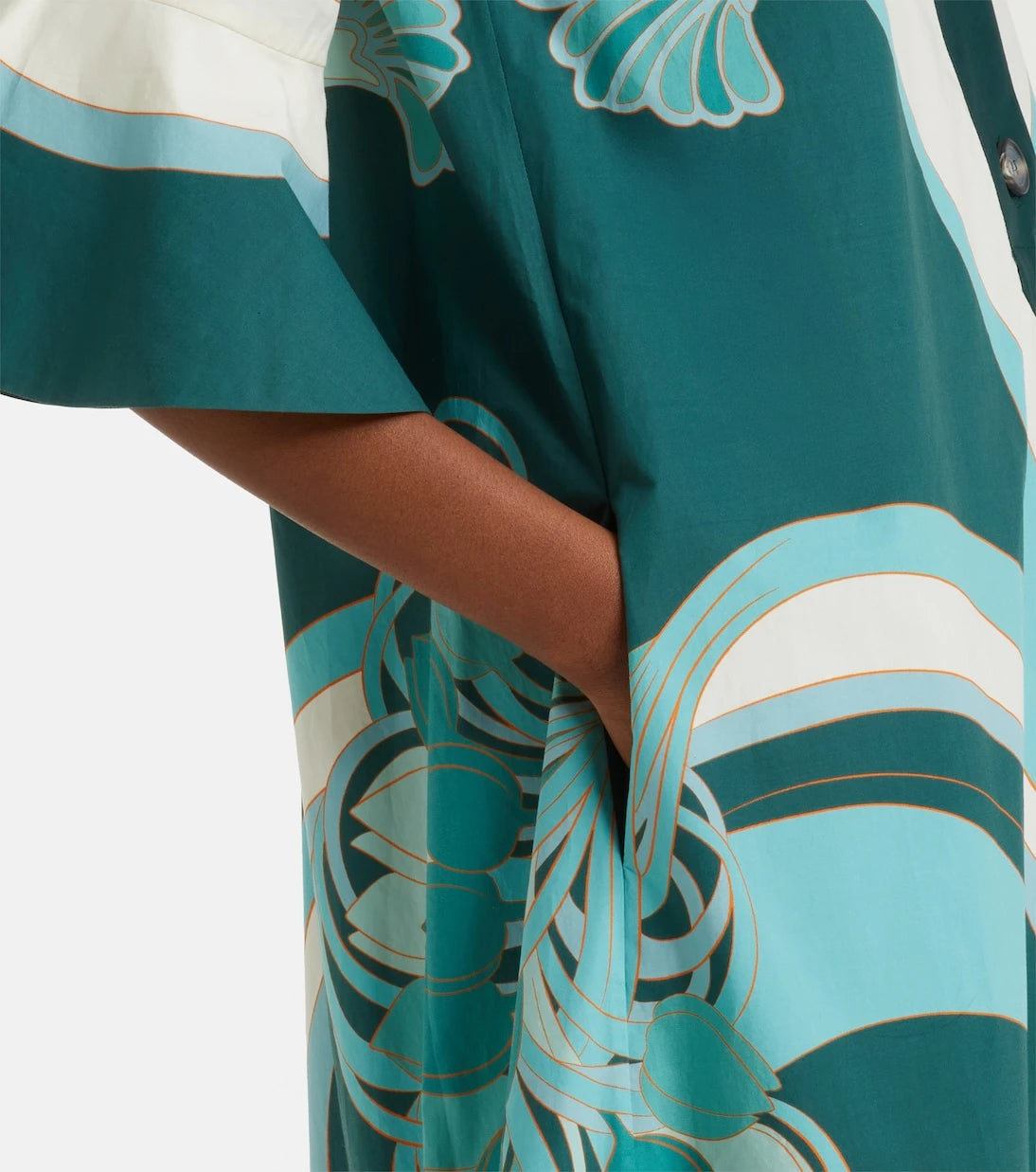 La DoubleJ - Artemis printed cotton poplin shirt dress