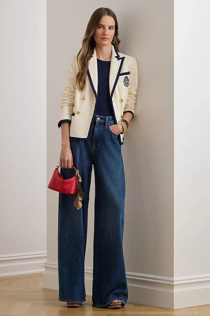 Lauren Ralph Lauren сако дамско от памук