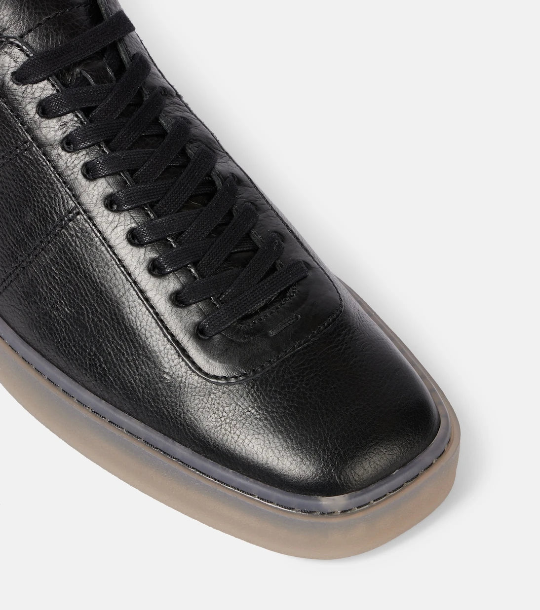 Lemaire - Linoleum leather low-top sneakers