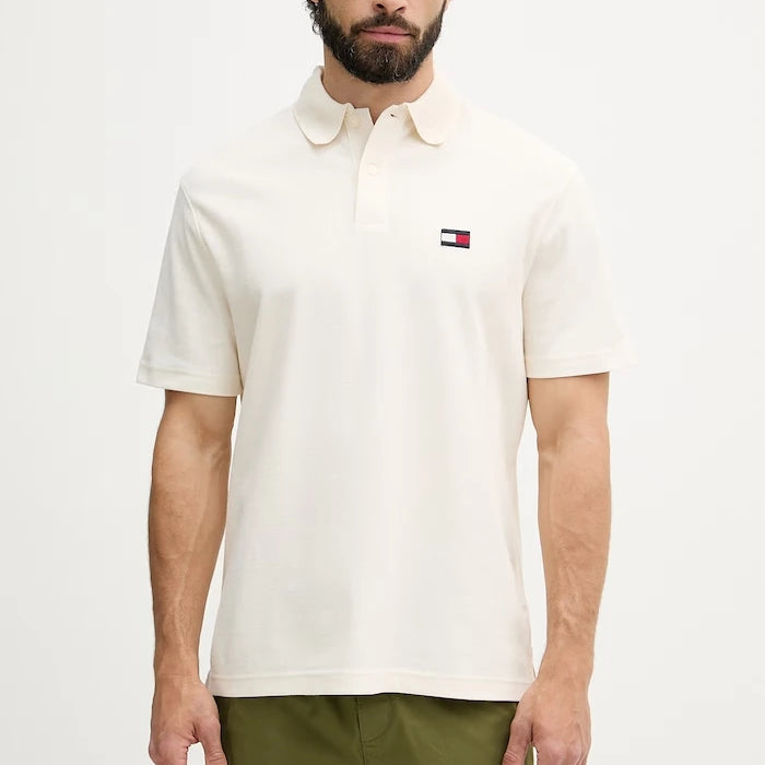 Tommy Hilfiger тениска с яка мъжка от памук