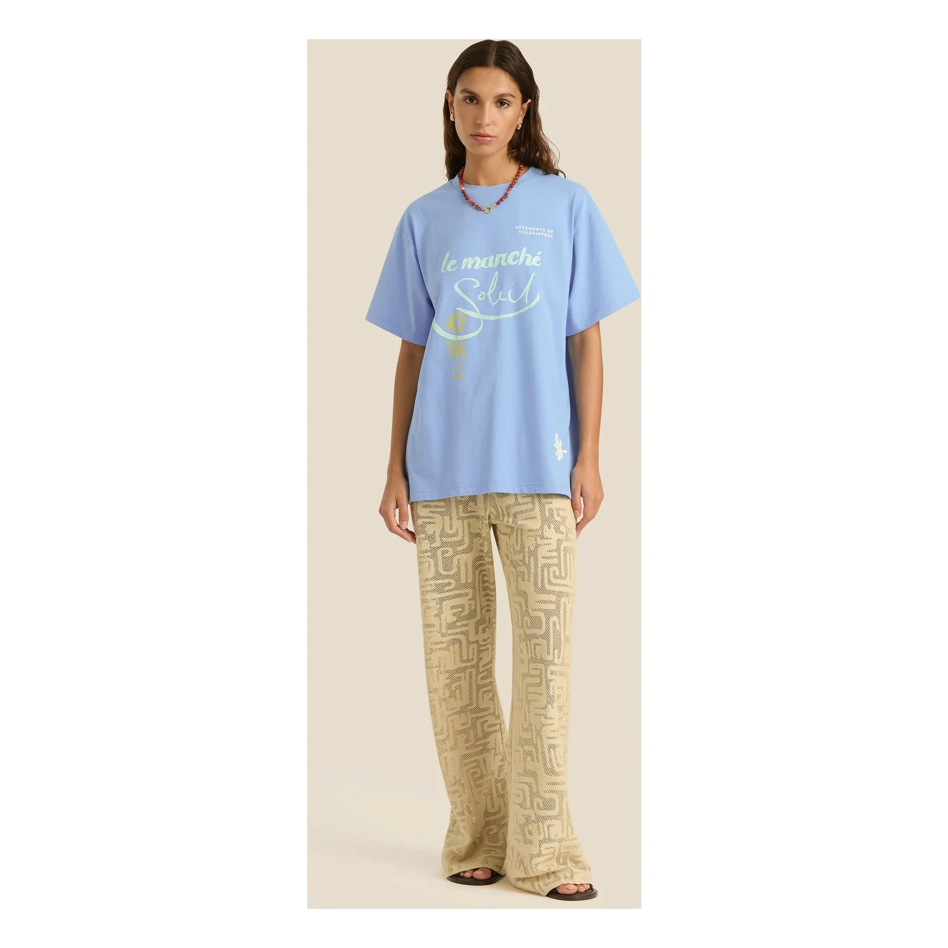 Soleil Soleil - Le Marché T-Shirt | Blue