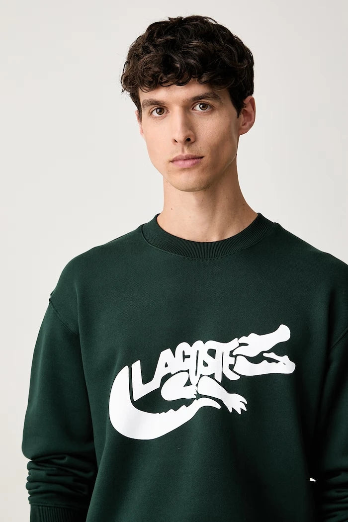 Lacoste erkek pamuklu sweatshirt