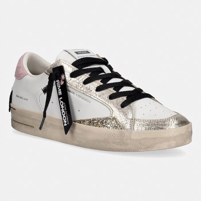 Crime London SK8 DELUXE маратонки дамски от кожа