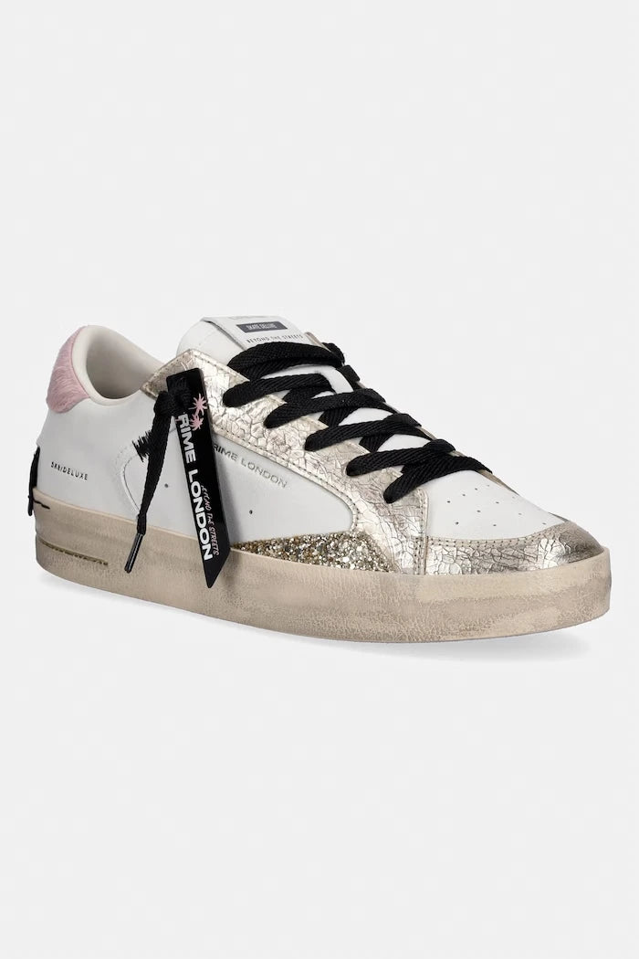 Crime London SK8 DELUXE маратонки дамски от кожа