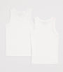 Petit Bateau Set of 2 Organic Cotton Vest Tops (2-14 Years)