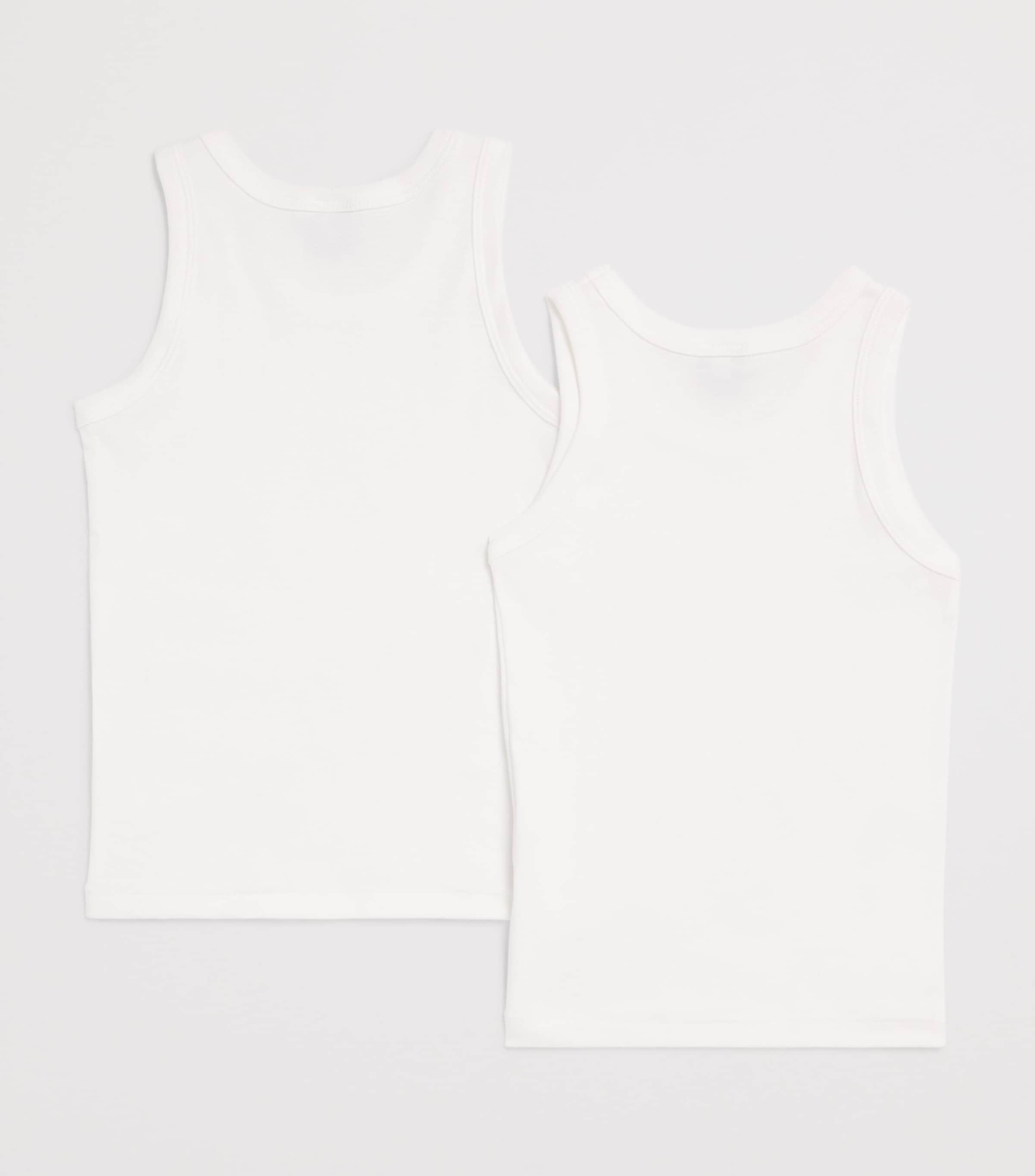 Petit Bateau Set of 2 Organic Cotton Vest Tops (2-14 Years)