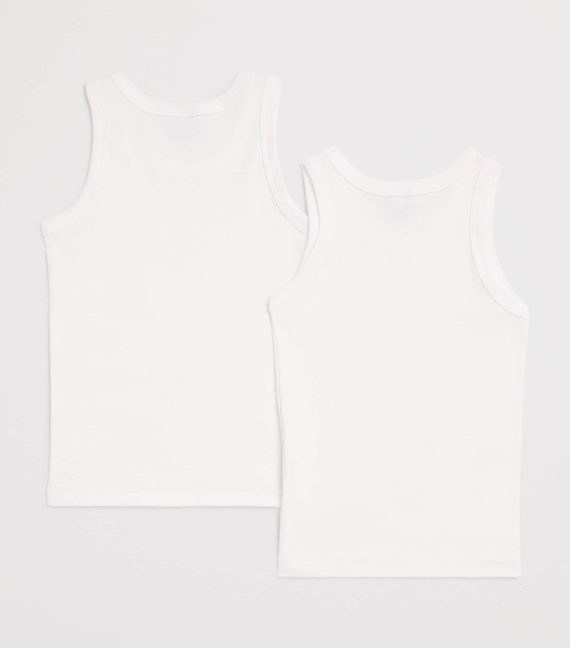Petit Bateau Set of 2 Organic Cotton Vest Tops (2-14 Years)
