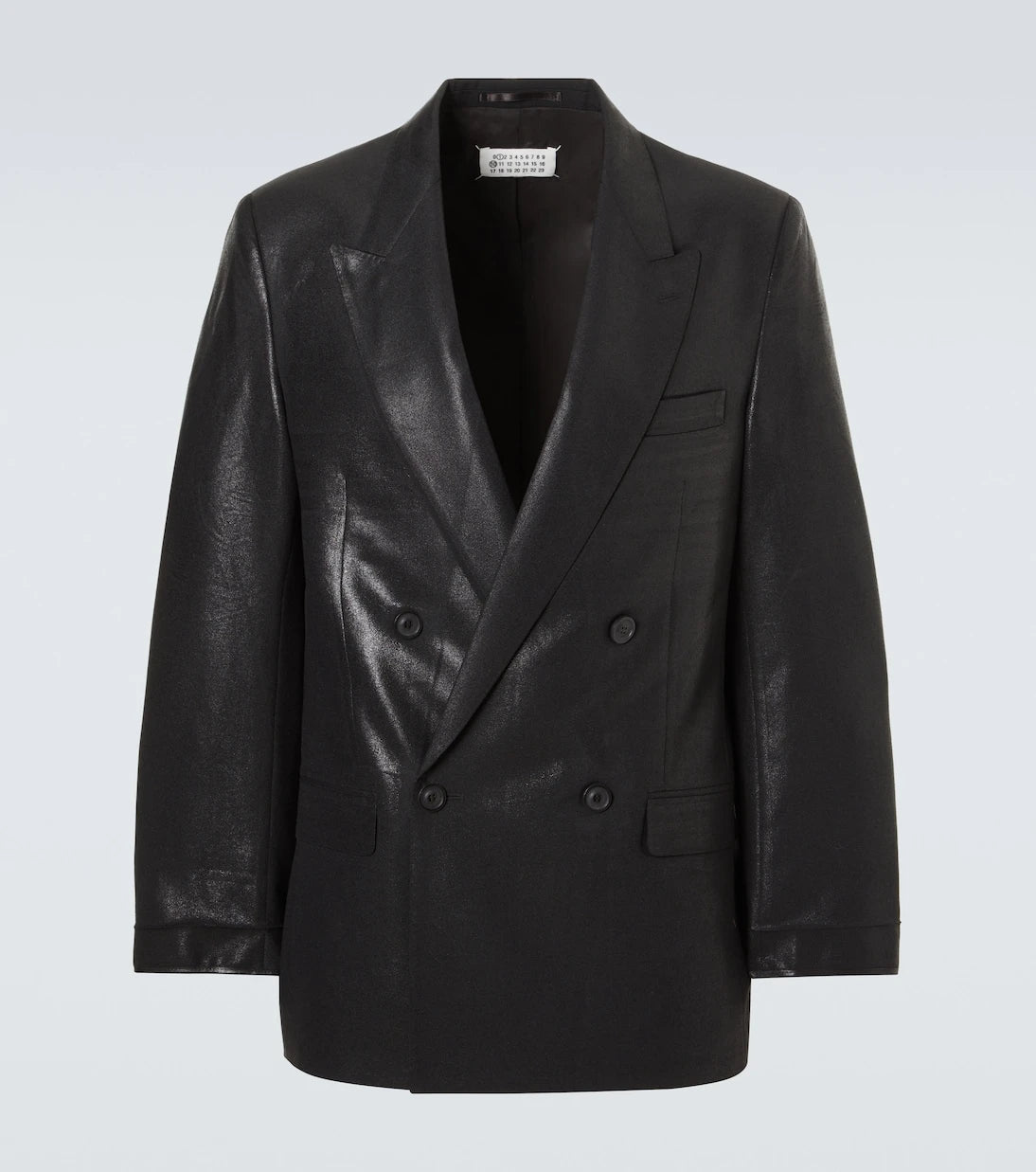 Maison Margiela - Double-breasted virgin wool blazer