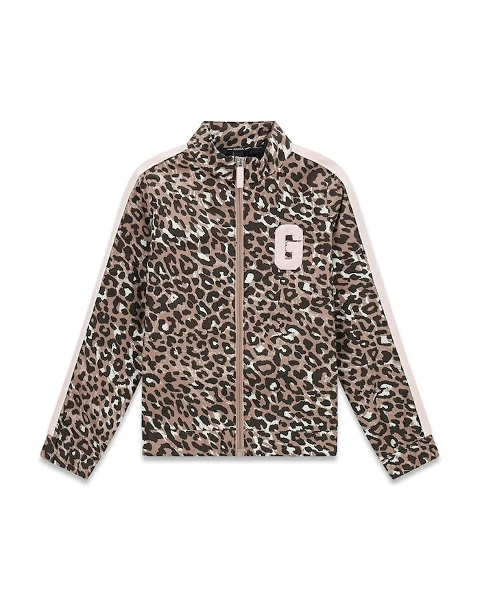 Guess çocuklar için pamuklu fermuarlı sweatshirt