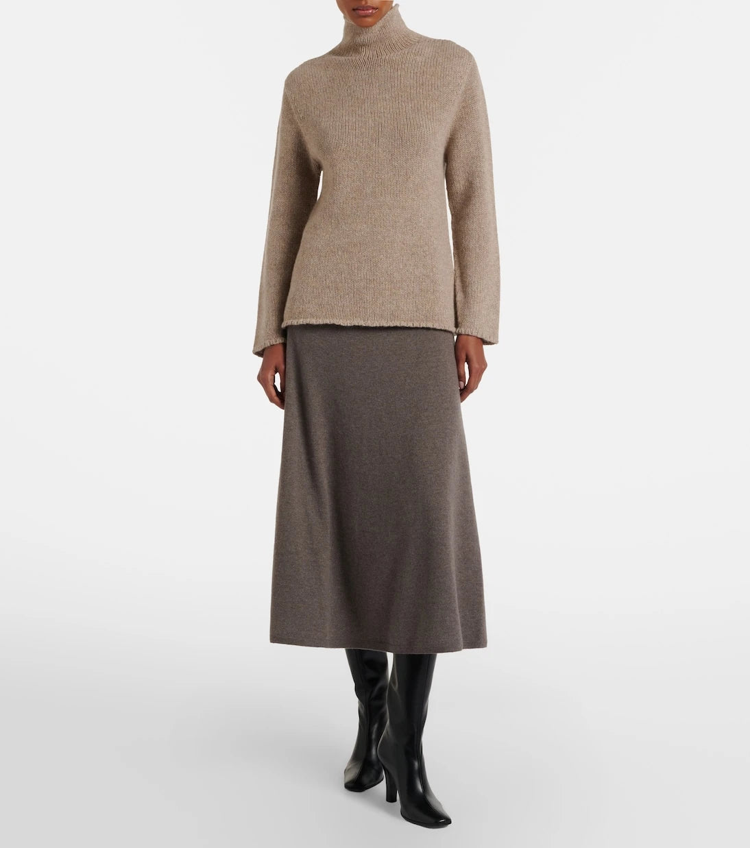 The Row - Masini cashmere midi skirt