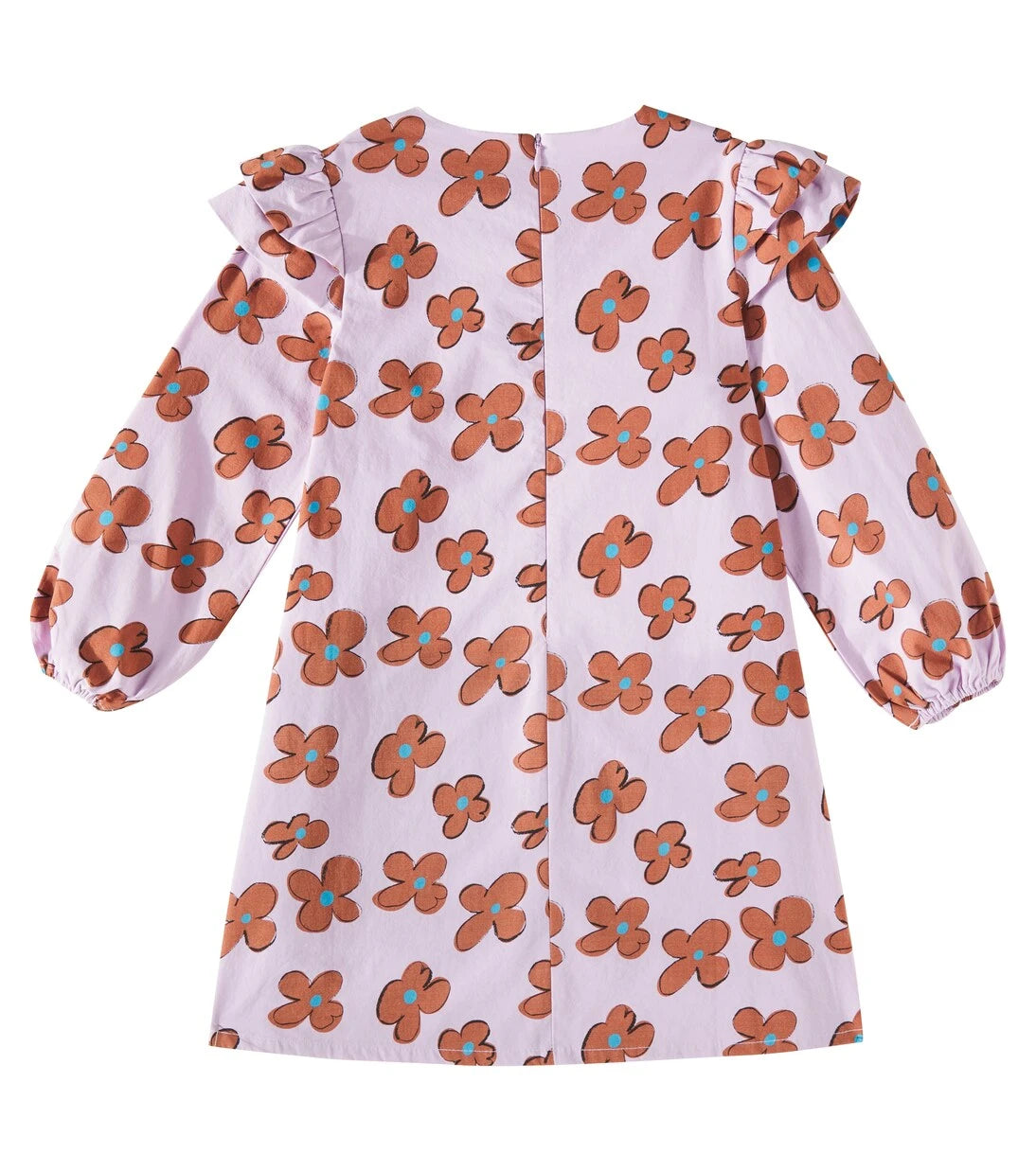 Jellymallow - Floral ruffled cotton dress