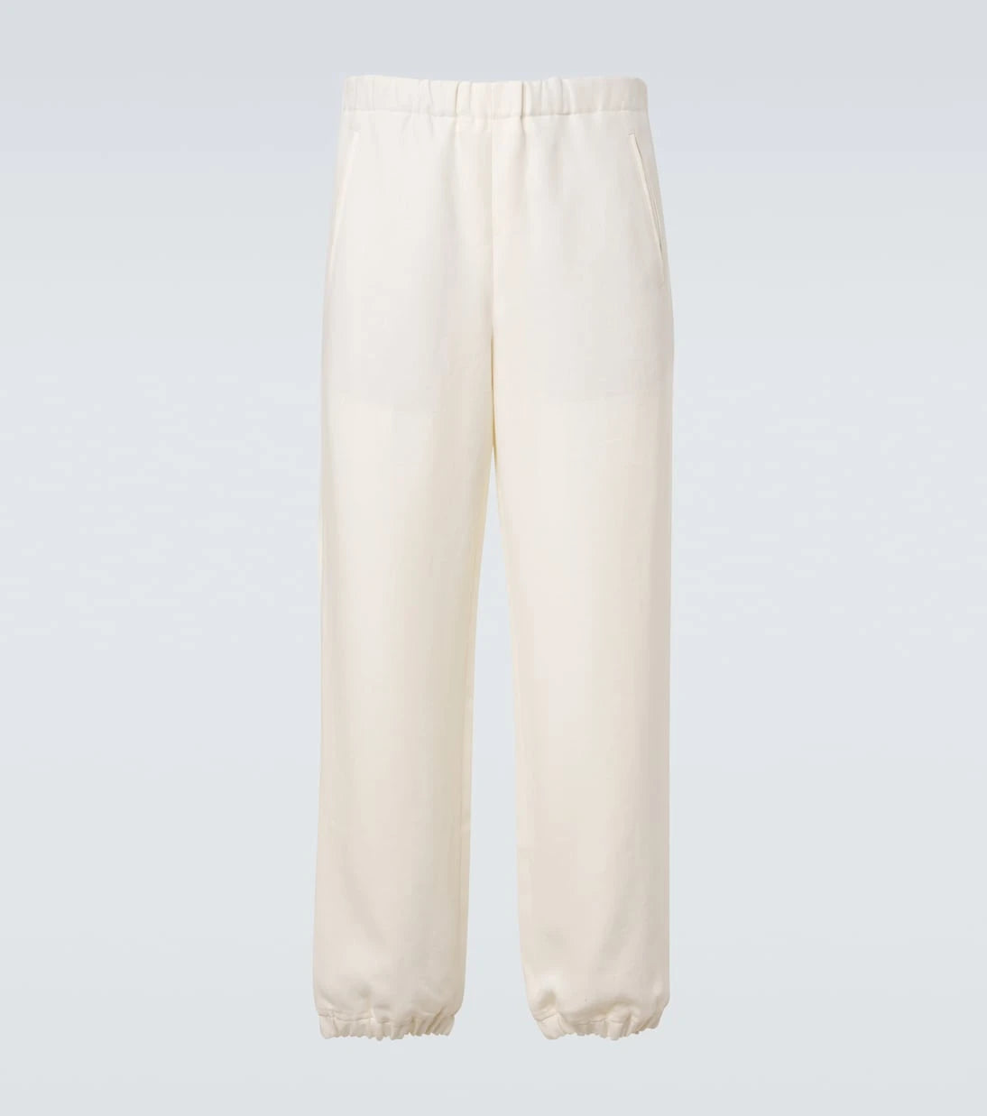 God's True Cashmere - Linen sweatpants with amethyst