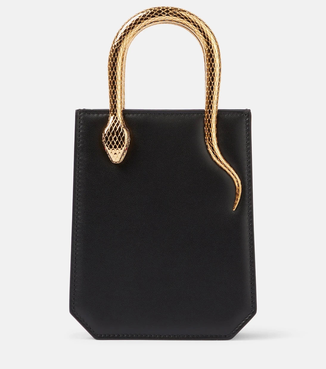 Bvlgari - Serpentine Mini leather top-handle bag