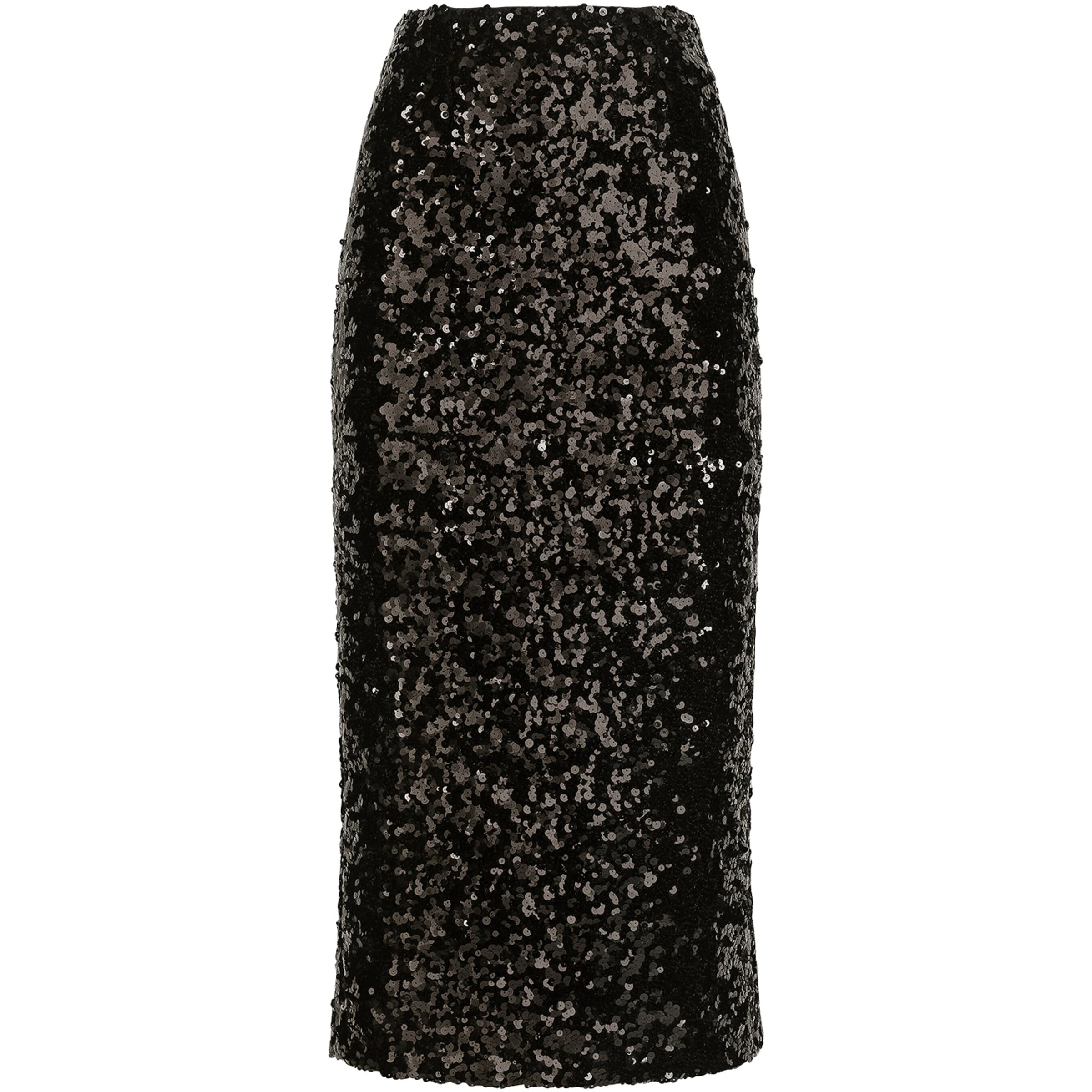 Dolce & Gabbana Multi Sequinned Midi Pencil Skirt