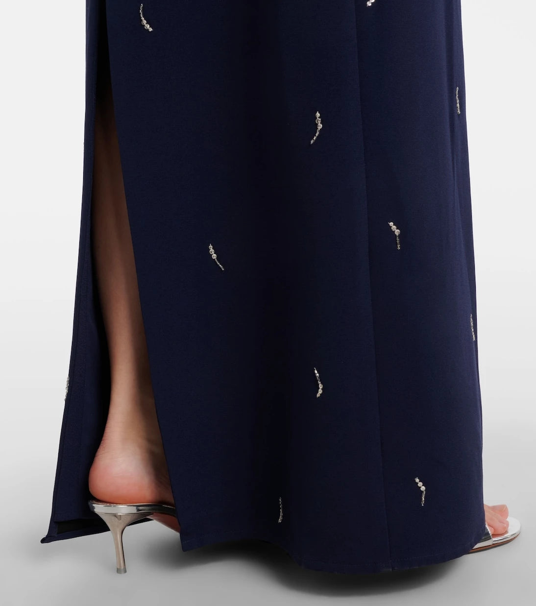 Simkhai - Reign embellished crêpe bustier gown