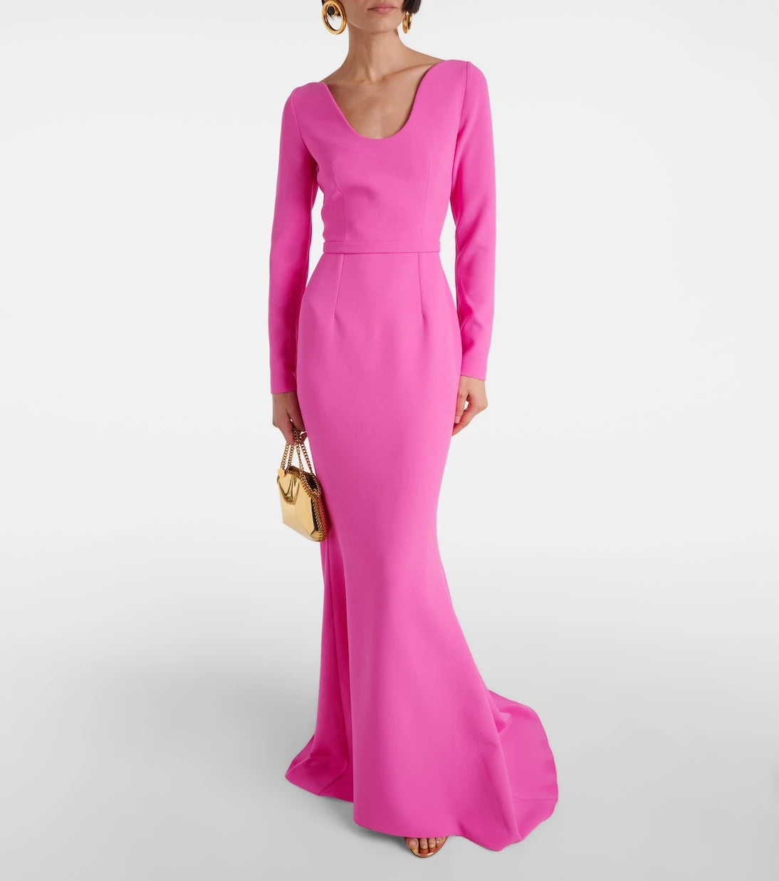 Safiyaa - Auria crêpe gown