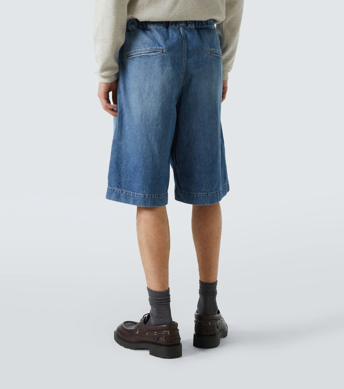 Plan C - Denim Bermuda shorts