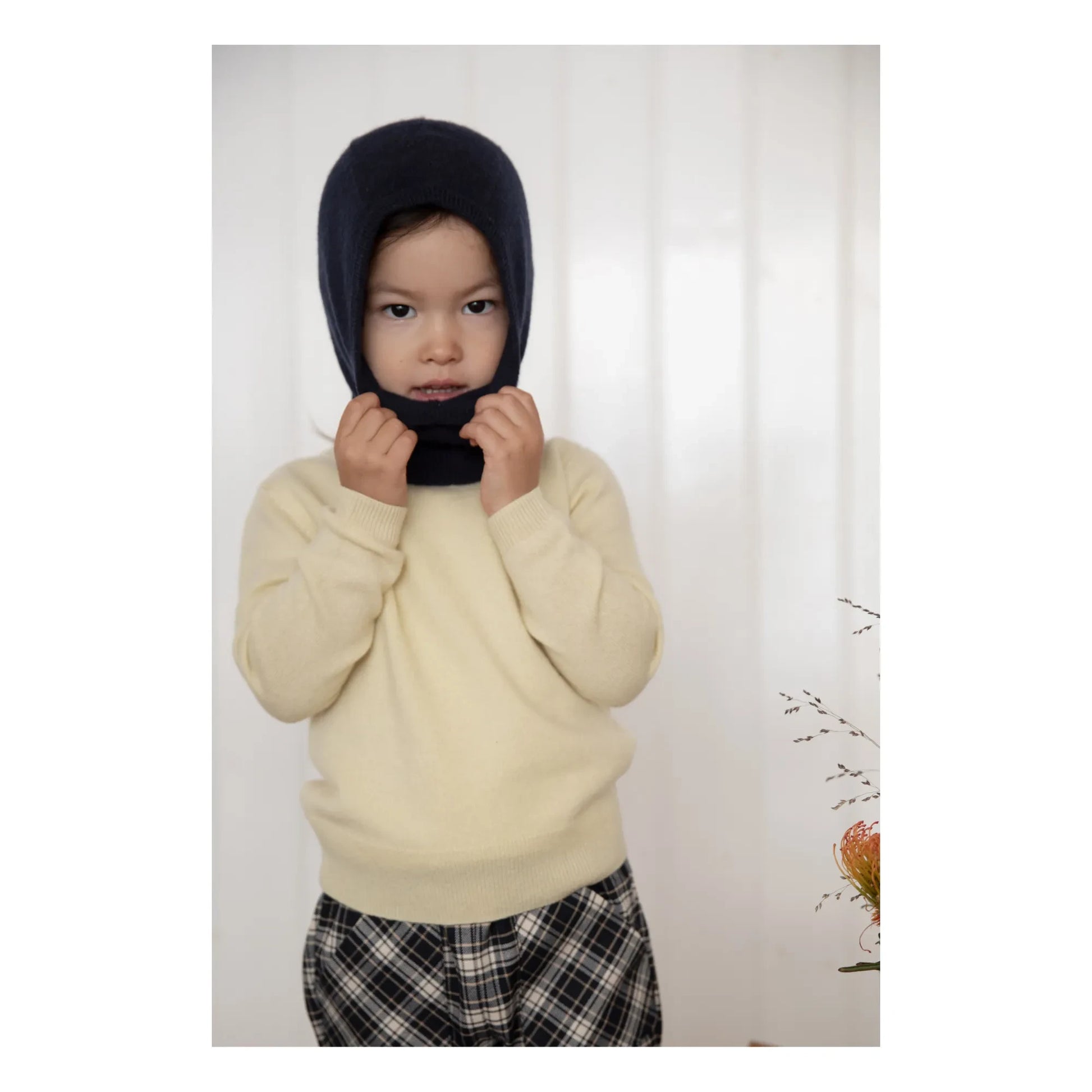 Holmm - Netty Cashmere balaclava | Navy blue
