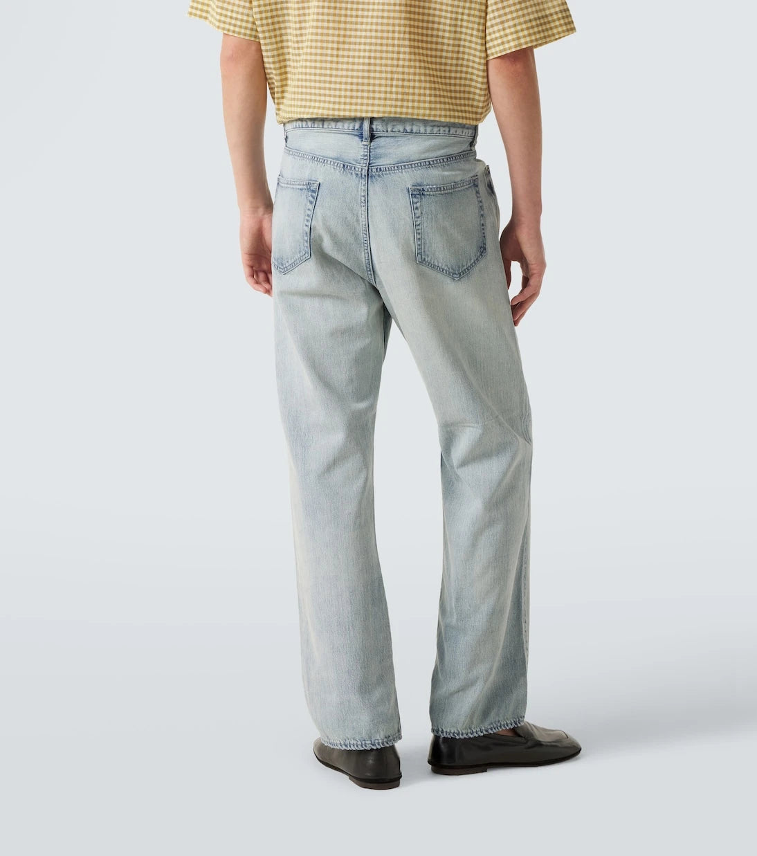 Auralee - Faded straight jeans