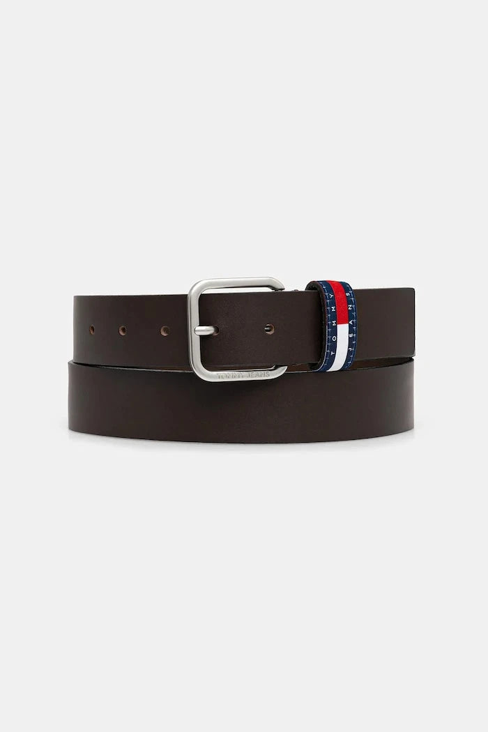 Tommy Jeans erkek deri kemer