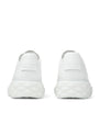 Jimmy Choo White Diamond Light Maxi Leather Sneakers