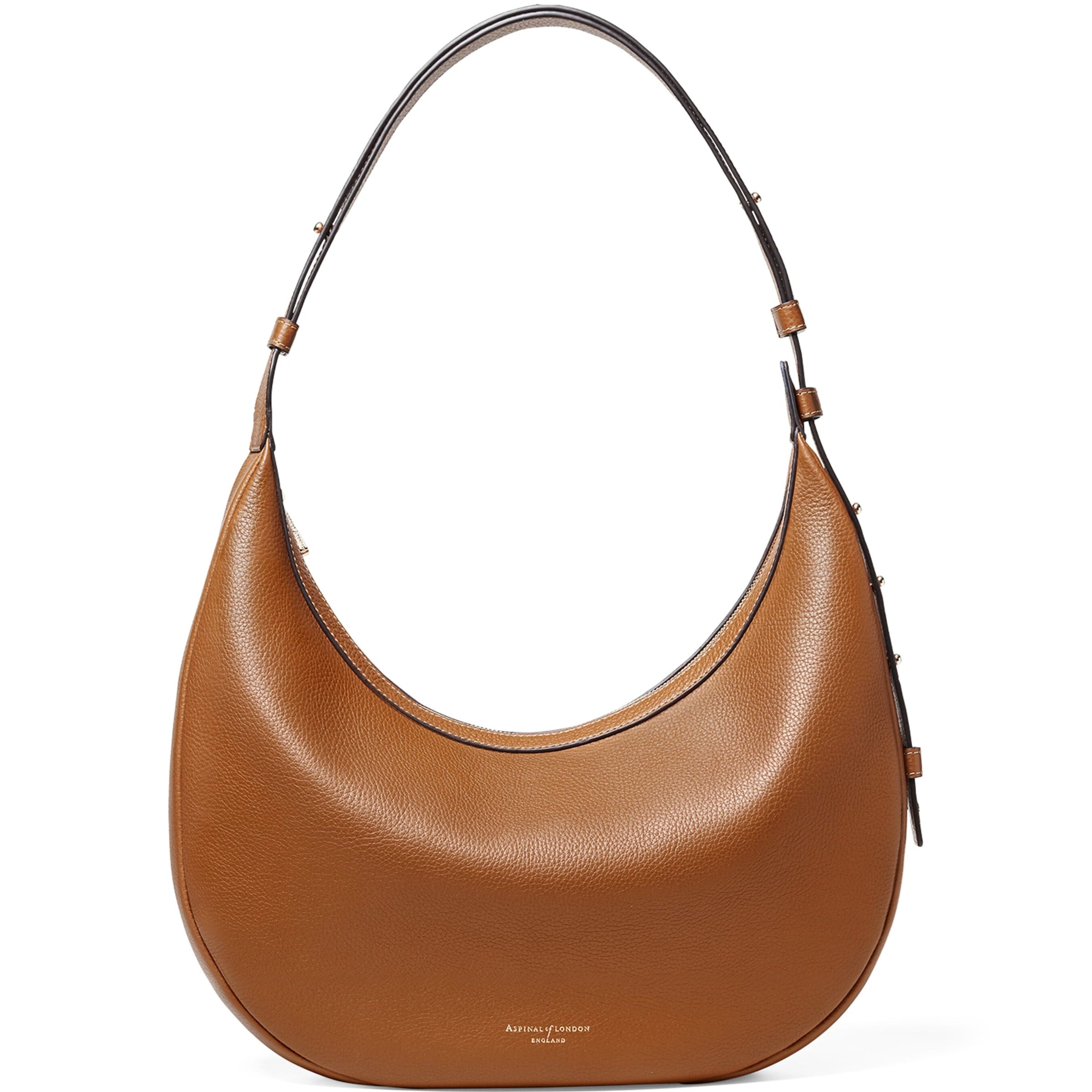 Aspinal Of London Leather Hudson Crescent Cross-Body Bag